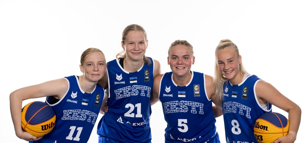 Eesti U18 3x3 koondis 2021