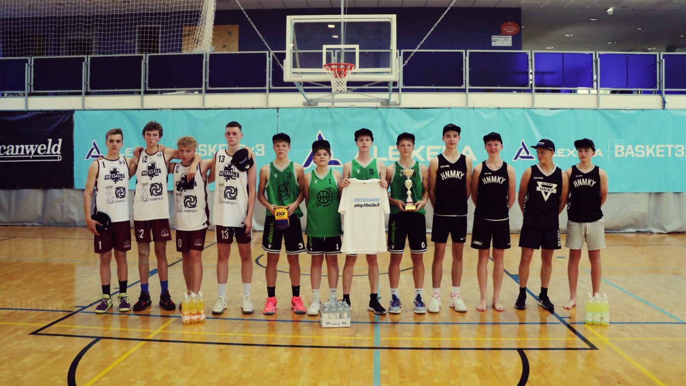 Alexela 3x3 Orissaare 2022 - U15 võitjad
