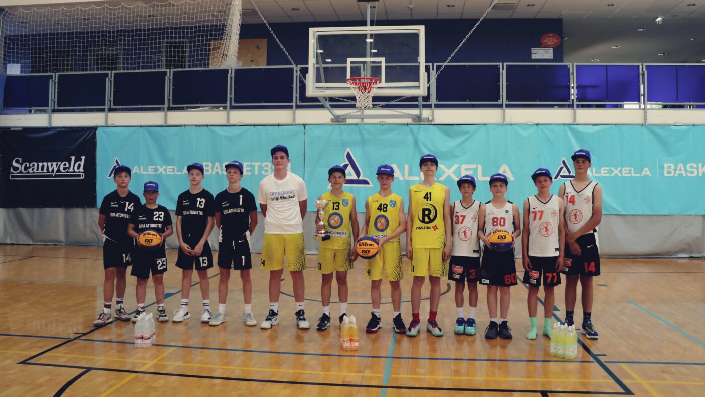 Alexela 3x3 Orissaare 2022 - U13 võitjad