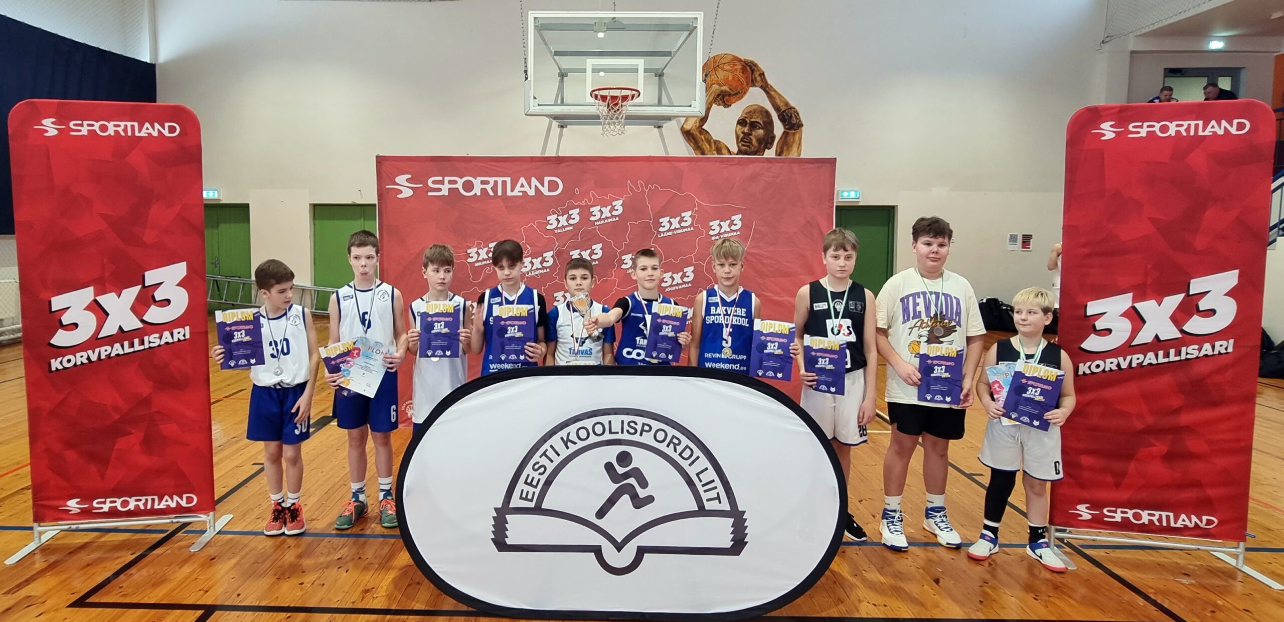 Sportland 3x3 Lääne-Virumaa 1-5 poisid 2023