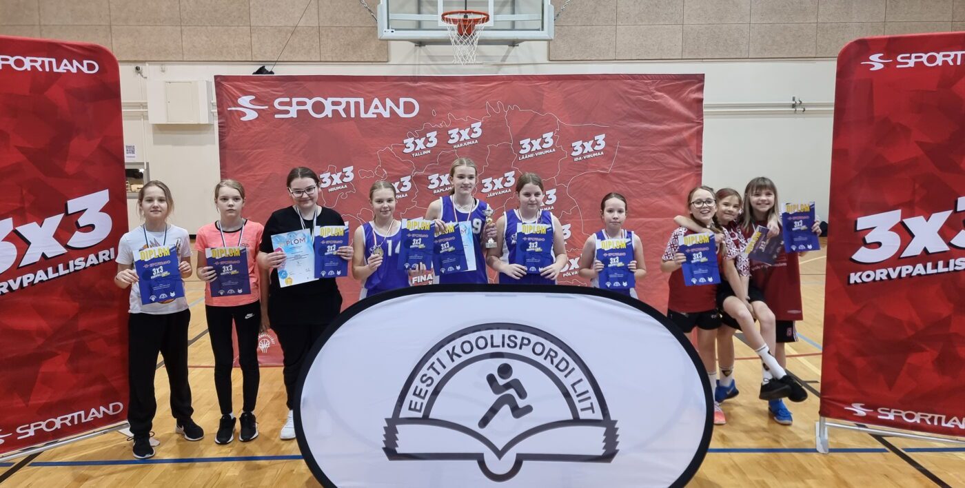 Sportland 3x3 Võrumaa 1-5 tüdrukud 2023