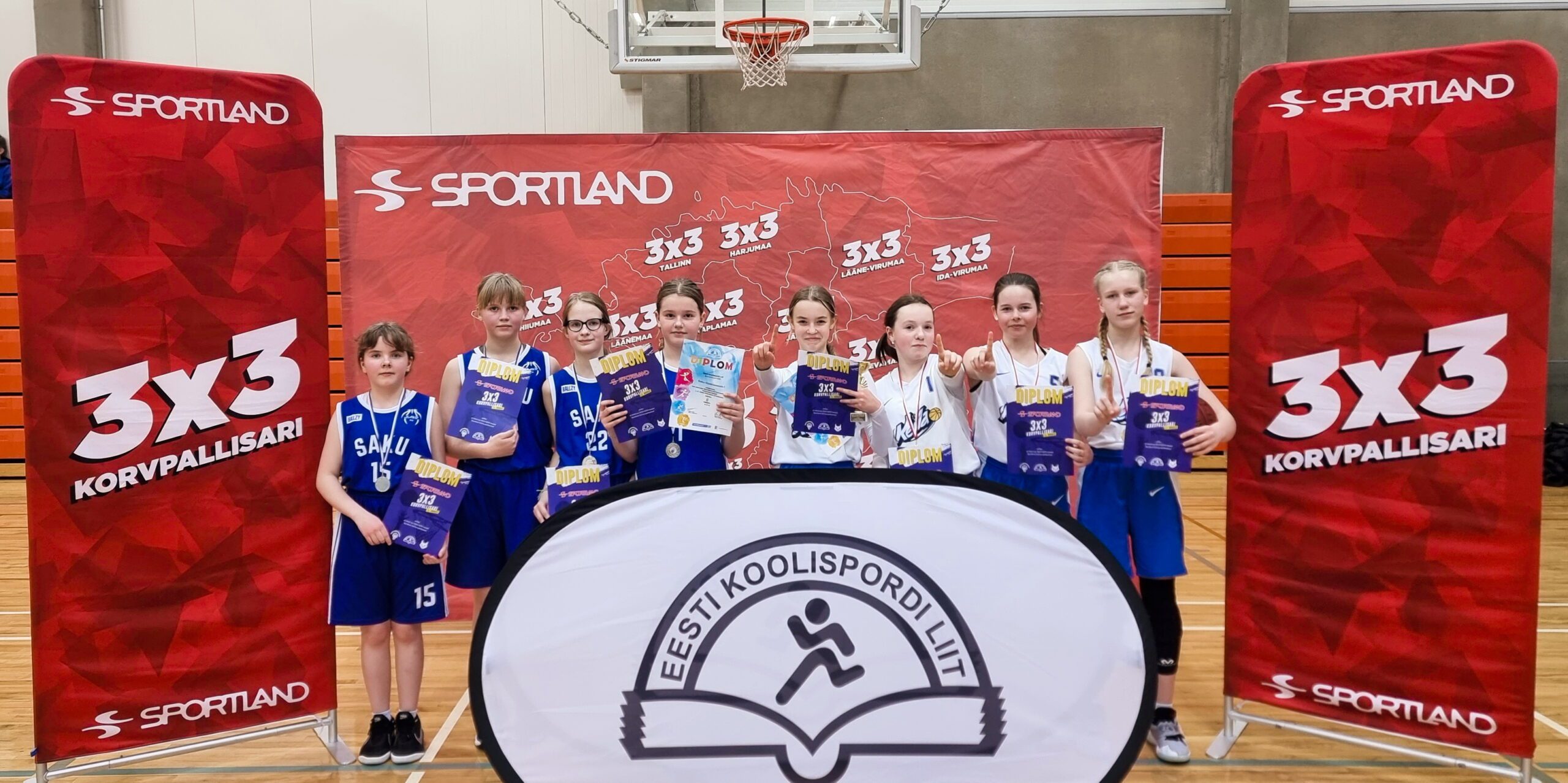 Sportland 3x3 Harjumaa 2023 - 1-5 klass tüdrukud