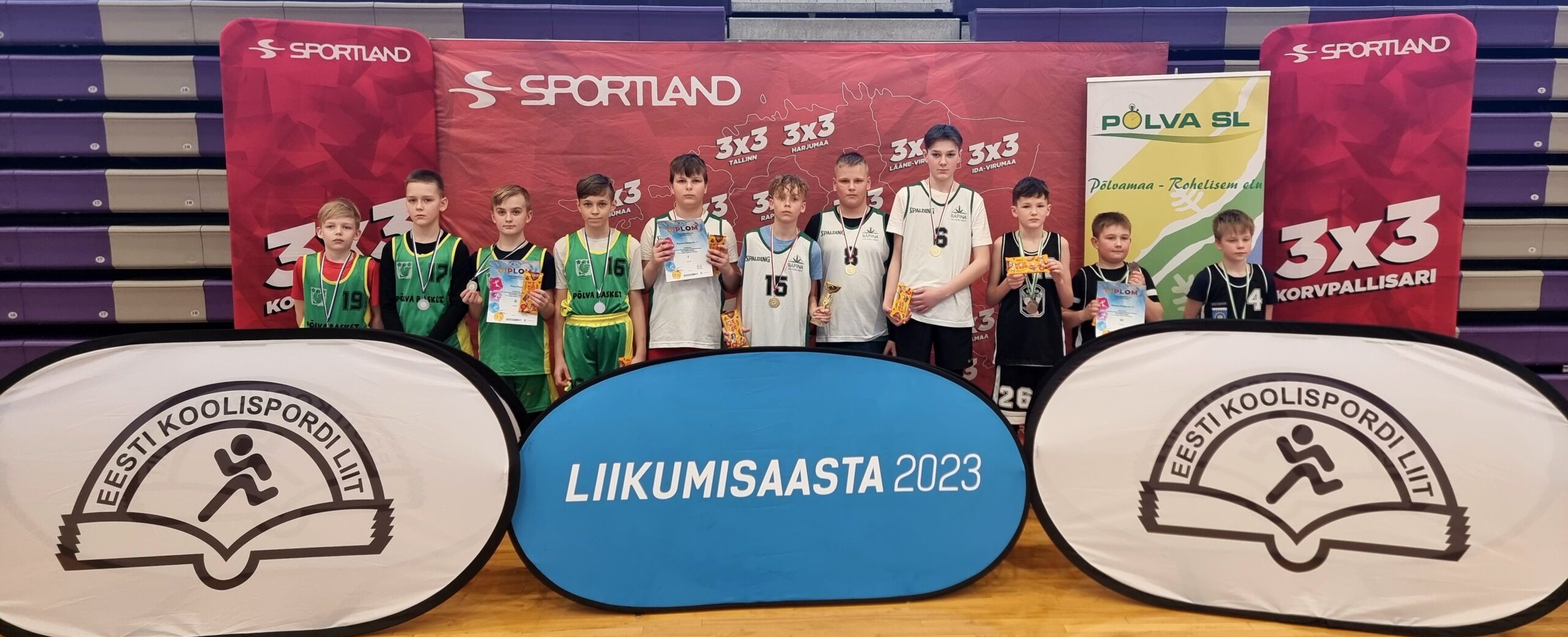 Sportland 3x3 Põlvamaa 1.-5. klasside poisid