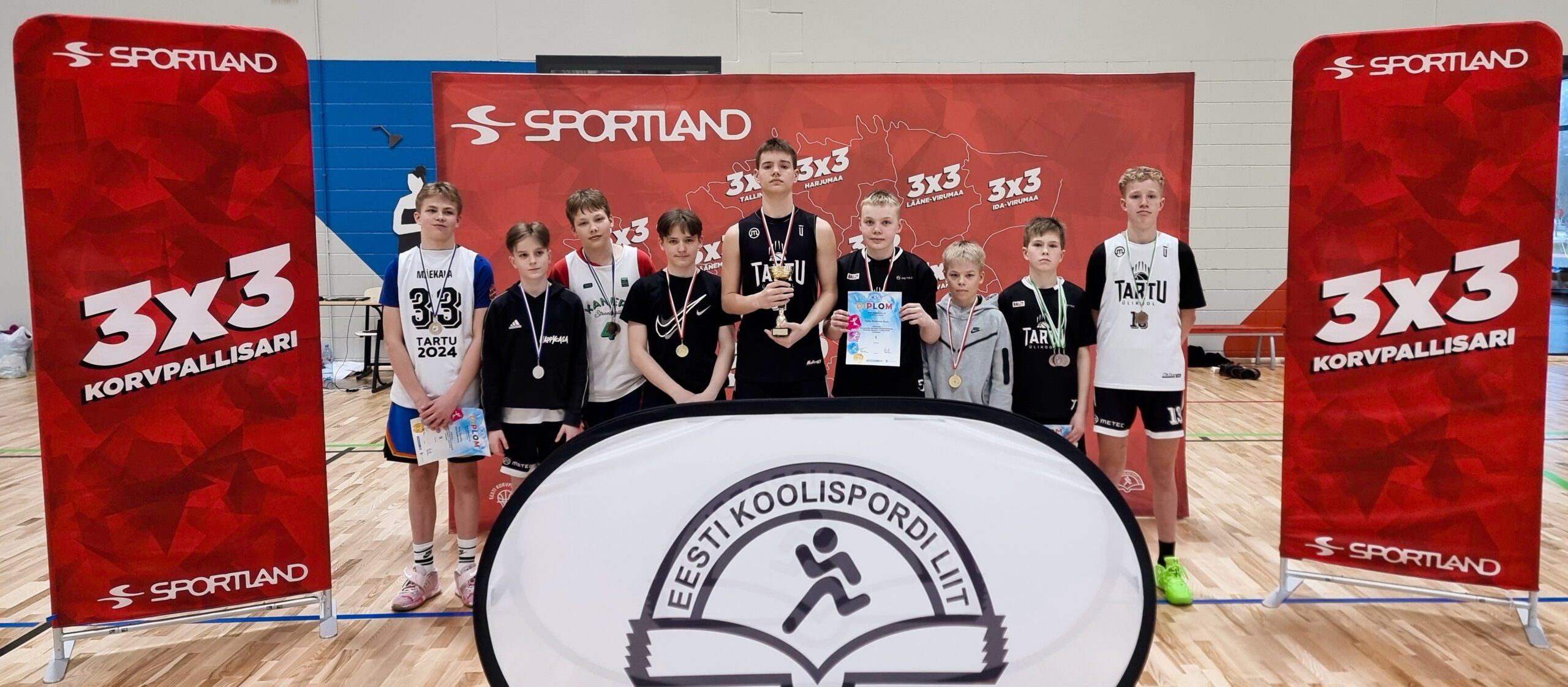 Sportland 3x3 Tartumaa 2023 6-7 poisid