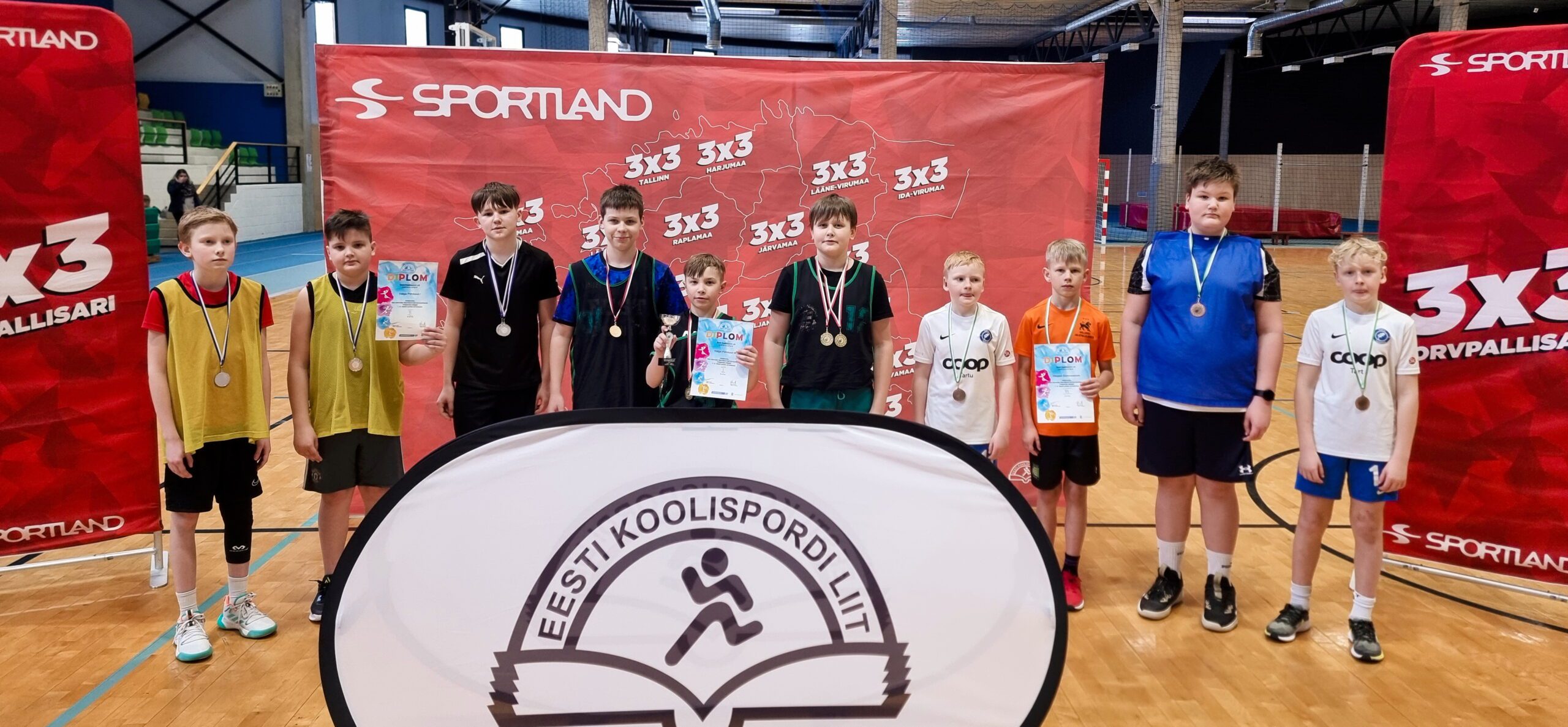 Sportland 3x3 Valgamaa 2023 1-5 poisid