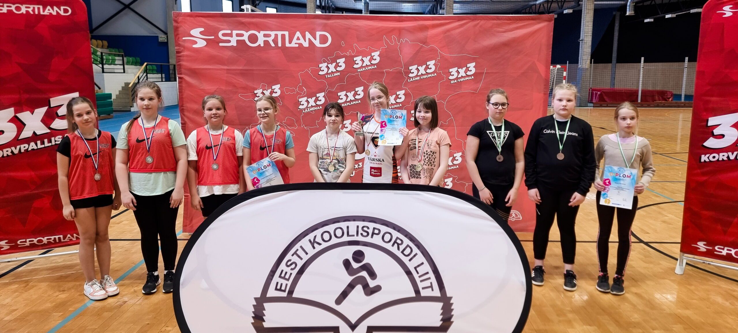 Sportland 3x3 Valgamaa 2023 1-5 tüdrukud